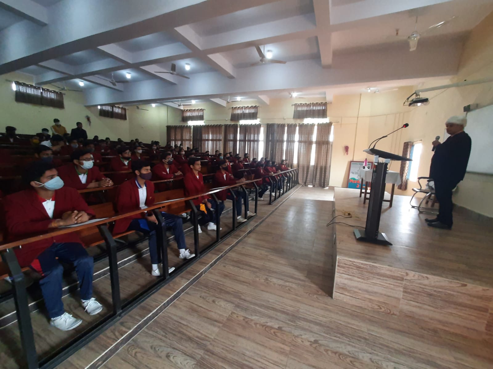 Goal setting cum career counseling session with students of class X.